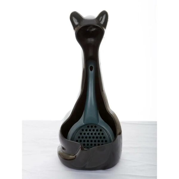 Scoopy Cat Litter Scoop and Holder - Black - Image 3