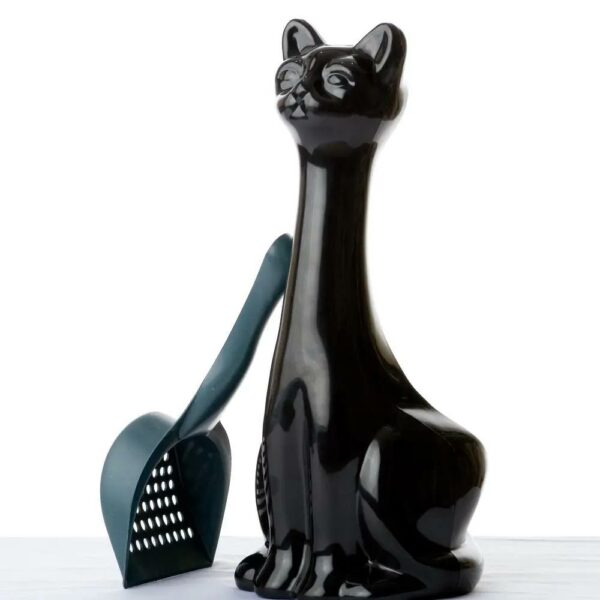 Scoopy Cat Litter Scoop and Holder - Black - Image 4