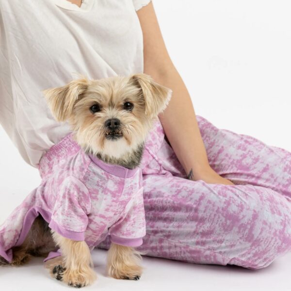 Matching Human & Dog Pajama - Pink Tie Dye - Image 2